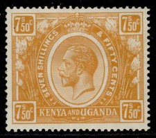 Quênia e UGANDA GV SG93, 7s 50 laranja-amarelo, M Estado perfeito. Gato £ 130. comprar usado  Enviando para Brazil
