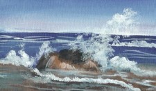 Aceo seascape wave for sale  Jonesborough