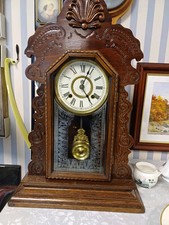 Antique gingerbread clock for sale  STRABANE