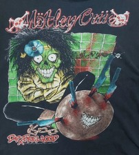 Camiseta Vintage Motley Crue Band Dr. Feelgood 1989-90 Tour Concert Cropped Metal G, usado comprar usado  Enviando para Brazil