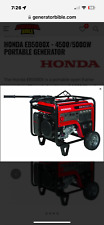 Honda eb5000x generator for sale  East Andover