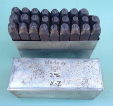 Schlagbuchstaben schlagstempel gebraucht kaufen  Artern