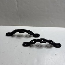 Puxador de puxador de gaveta para móveis masculinos, 8 polegadas, ferro fundido, conjunto de 2 comprar usado  Enviando para Brazil