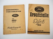 Ford eifel betriebsanleitung gebraucht kaufen  Merseburg