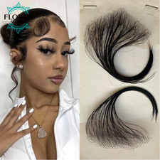 4 peças HD listras de cabelo de bebê de renda cabelo humano borda de cabelo de bebê suíço tiras de cabelo de bebê, usado comprar usado  Enviando para Brazil