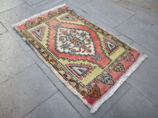 Tapete turco 20"" x 32"" vintage anatólia Soumak tapete bordado tecido pequeno tapete comprar usado  Enviando para Brazil