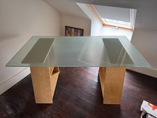 Glass topped trestle for sale  BRENTFORD