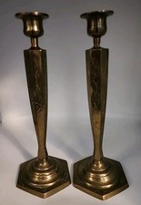 Vintage brass etched for sale  Macon