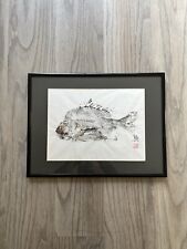 Japanese gyotaku sheepshead for sale  Perth Amboy
