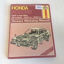 Haynes honda accord for sale  SOUTHPORT