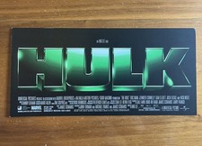 Hulk movie ticket for sale  HEYWOOD
