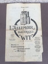 Ancienne emploi allumeur d'occasion  Arinthod
