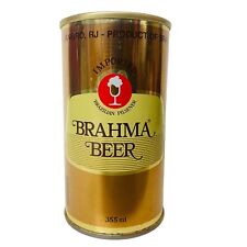 Usado, Lata de cerveja Brahma Brazilian Pilsner aço vintage anos 80 costura larga vazia RJ. Brasil comprar usado  Enviando para Brazil