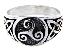 Ring fingerring triskele gebraucht kaufen  Hamburg