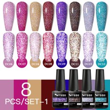 Kits de esmalte em gel glitter reflexivo MTSSII 8 peças/conjunto 6 ml verniz faça você mesmo comprar usado  Enviando para Brazil