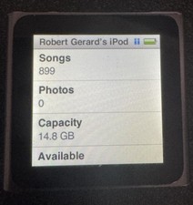 iPod shuffle 6ª Geração Cinza (16 GB) A1366 Muito Bom 899 Músicas Mashup House Trance! comprar usado  Enviando para Brazil
