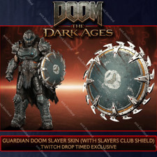DOOM The Dark Ages - DOOM Slayer Guardian DLC Skin & Shield (TODAS as plataformas) comprar usado  Enviando para Brazil