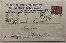 Cartolina pubblicitaria gaetan usato  Roma