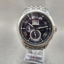 Citizen Eco-Drive relógio calendário perpétuo masculino 42mm mostrador azul tom prata funciona comprar usado  Enviando para Brazil