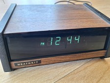Heathkit woodgrain clock for sale  Burlingame
