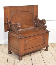 Oak monks bench for sale  CHESTER