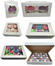 Windowed cupcake boxes for sale  CHELTENHAM