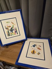 Framed colorful aquatic for sale  Bloomfield