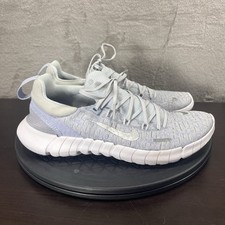 Nike Feminino Tamanho 7 Free Run 5.0 Pure Platinum Prata Metálica CZ1891-002, usado comprar usado  Enviando para Brazil
