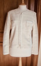 Cream woven cotton for sale  BANBURY