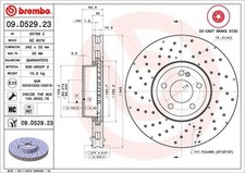 Brembo 09.d529.23 disque d'occasion  Expédié en France