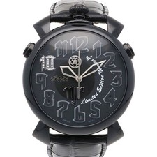 Relógio Gaga Milano Manuare Shin 46 aço inoxidável 5099 quartzo, usado comprar usado  Enviando para Brazil