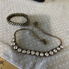 Crew rhinestone gunmetal for sale  Sandy