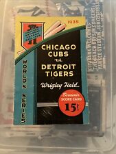 1935 cubs tigers for sale  Westport