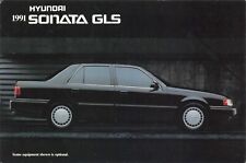 Cartão postal 1991 Hyundai Sonata GLS carro automóvel publicidade estrada de condução comprar usado  Enviando para Brazil