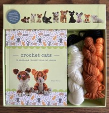 Crochet Cats Crochet Kit Pattern Book Yarn & Hook By Megan Kreiner 10 Patterns, usado comprar usado  Enviando para Brazil