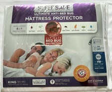 Protetor de colchão anti-cama Sleep Safe Ultimate, tamanho King, com zíper na parte superior comprar usado  Enviando para Brazil