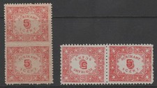 Suriname 1909 pair d'occasion  Expédié en Belgium