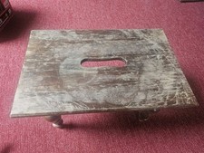 Fussbank hocker holz gebraucht kaufen  Engstingen