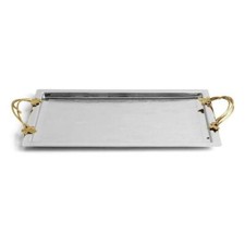Bandeja de servir Michael Aram Ivy & Oak aço inoxidável (22,5”L x 12,5”L x 1,5”H) comprar usado Bandeja de servir Michael Aram Ivy & Oak aço inoxidável (22,5”L x 12,5”L x 1,5”H) comprar usado  Enviando para Brazil