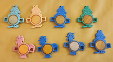 Lote 8 Refletores de Brinquedo de Cereais Vintage Kellogg's Galo Tony the Tiger Raios de Bicicleta comprar usado  Enviando para Brazil