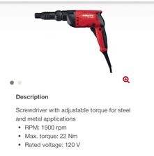 Hilti screwdriver st1800 for sale  ROMFORD