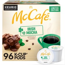 McCafe Irish Mocha, Keurig Pojedyncze kapsułki K-Cup, kawa smakowa, 96 sztuk, używany na sprzedaż  Wysyłka do Poland