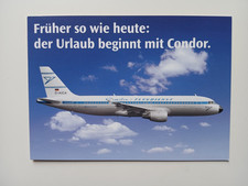 Cartão emitido por companhia aérea Condor A 320, usado comprar usado Cartão emitido por companhia aérea Condor A 320, usado comprar usado  Enviando para Brazil