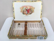 Caixa de charutos vintage genuína vazia de madeira Romeo Y Julieta para 25 charutos comprar usado  Enviando para Brazil