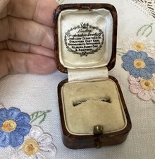 Antique leather ring for sale  MARLBOROUGH