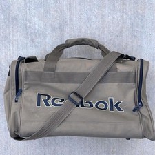Bolsa de viagem vintage anos 90 Y2K Reebok marrom viagem esportes bagagem de mão média, usado comprar usado  Enviando para Brazil