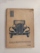 Libretto uso manutenzione usato  Roma