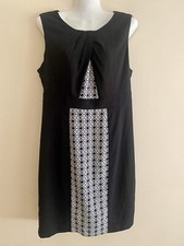 VESTIDO Bainha BASCO Feminino Preto Branco TAMANHO 14 Clássico Trabalho Escritório Festa Forrado  comprar usado VESTIDO Bainha BASCO Feminino Preto Branco TAMANHO 14 Clássico Trabalho Escritório Festa Forrado  comprar usado  Enviando para Brazil