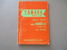Yamaha handbuch ersatzteillist gebraucht kaufen  Ellwangen (Jagst)
