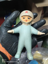 BONECA DE BRINQUEDO ESPACIAL VINTAGE GAGARIN ASTRONAUTA COSMOS PROGRAMA SOVIÉTICO CCCP USSR BORRACHA comprar usado  Enviando para Brazil